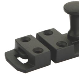 Smith & Locke Flat Door Bolt Matt Black 60mm