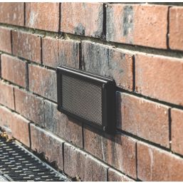 Metex Ventguard Black Rodent & Crawling Insect Airbrick Vent Cover