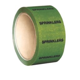 Essentials Sprinklers Pipe Marking Tape Green 33m x 50mm