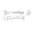 Smith & Locke Traditional Casement Stay White 280mm