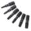 Erbauer  1/4" Hex Shank TX Impact Screwdriver Bit Set 6 Pieces