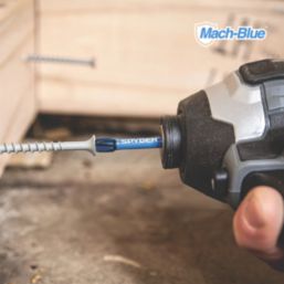 Spyder Mach-Blue 1/4" 50mm Hex Shank PZ2 Impact Driver Bits
 2 Pack