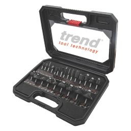 Trend 1/4" Shank Router Cutter Starter Set 24 Pcs
