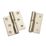 Smith & Locke Satin Nickel  Rising Butt Hinges LH 75mm x 71mm 2 Pack