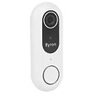 Byron  Wired Smart Video Doorbell White