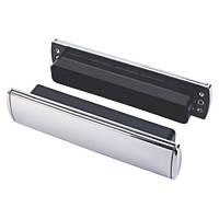 B/&Q External PVC /& Brush Letter Box Draught Excluder Seal Cover White