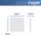 Hager Sollysta WMP1 1-Gang Blanking Plate White