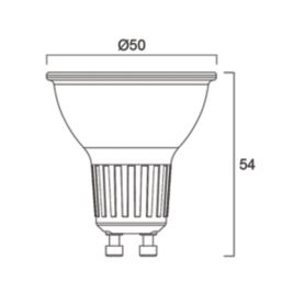 Sylvania RefLed Platinum  GU10 LED Light Bulb 360lm 2W