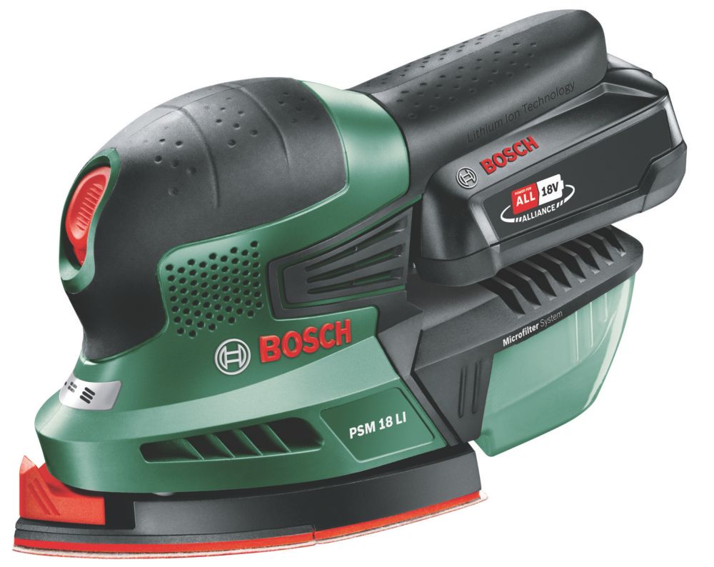 Bosch PSM 18 LI 18V 1 X 2.5Ah Li-Ion Power For All Cordless Multi ...