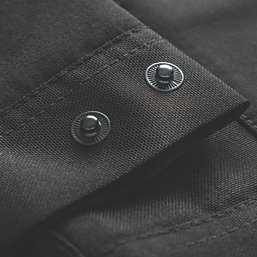 Scruffs Pro Flex Plus Work Trousers Black 36" W 30" L