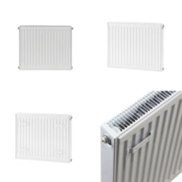 Flomasta 500mm x 700mm 2744BTU White Type 21 Convector Radiator