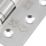 Smith & Locke  Satin Stainless Steel Grade 13 Fire Rated Door Hinges 102mm x 76mm 15 Pack