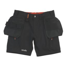 Scruffs Alverton Stretch Holster Work Shorts Black 28" W