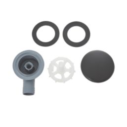 Highlife Bathrooms Clicker Waste Matt Black