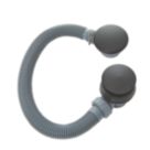 Highlife Bathrooms Clicker Waste Matt Black