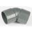 FloPlast  Bends 135° Grey 40mm 5 Pack