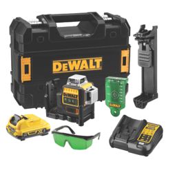 DeWalt DCE089D1G-GB 12V 1 x 2.0Ah Li-Ion XR Green Self-Levelling Multi-Line Laser Level