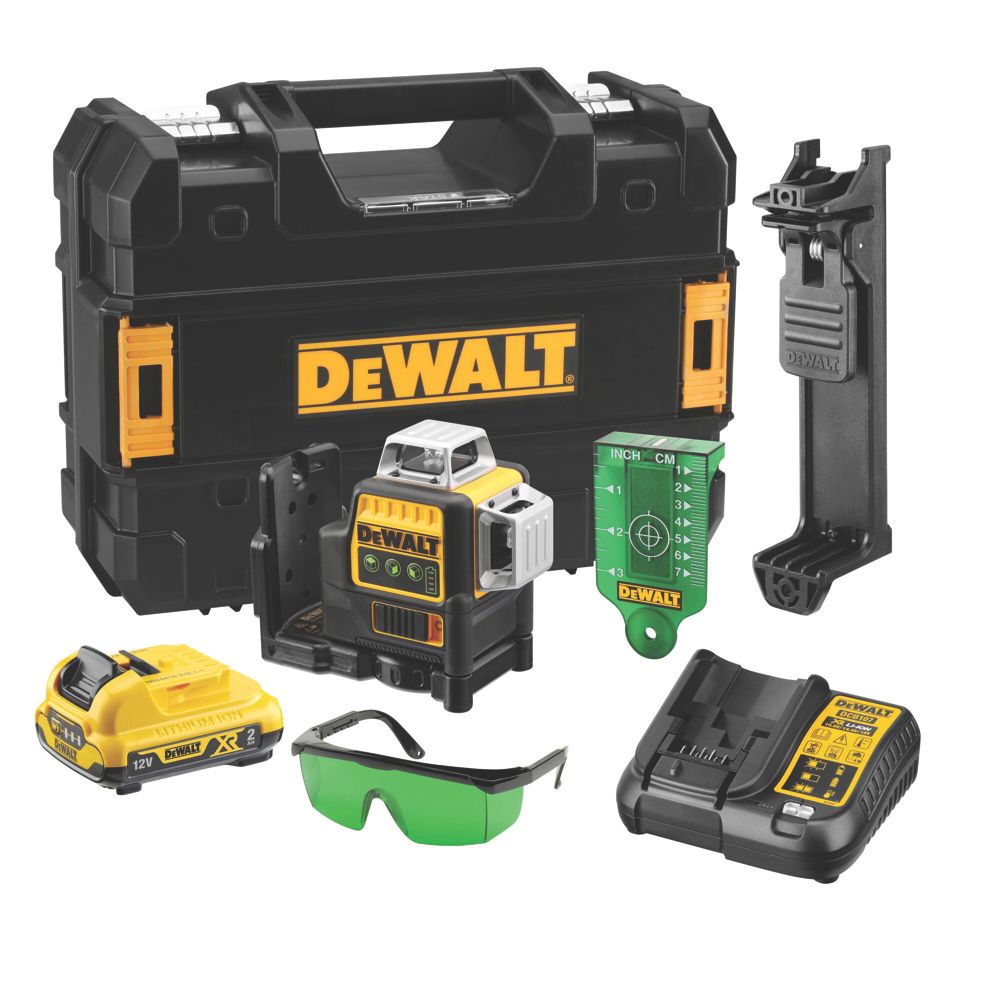 DeWalt DCE089D1GGB 12V 1 x 2.0Ah LiIon XR Green SelfLevelling Multi