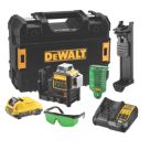 DEWALT DCE089D1G-GB 12V 1 x 2.0Ah Li-Ion XR Green Self-Levelling Multi-Line Laser Level