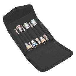 Wera 8767 B TORX HF 1 Zyklop 3/8" Drive Bit-Socket Set 6 Pieces