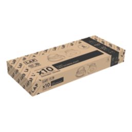 LAP Chaac Fixed  Fire Rated LED Downlights Polished Chrome 5.5W 600lm 10 Pack