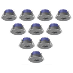 LAP Chaac Fixed  Fire Rated LED Downlights Polished Chrome 5.5W 600lm 10 Pack