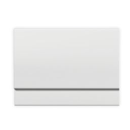ETAL  PVC End Bath Panel & Plinth 700mm White 2 Pack