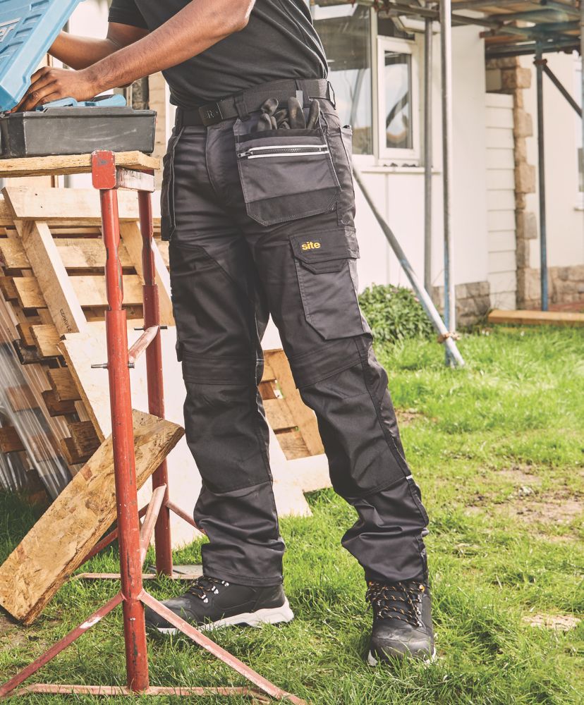 極美品 kolor rugged serge trousers size2 Site Kirksey Stretch Holster Trousers Grey/Black 34