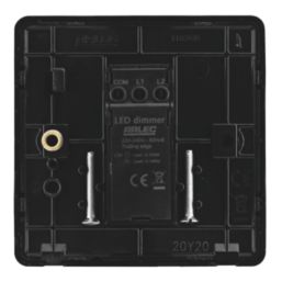 Arlec  1-Gang 2-Way LED Dimmer Switch  Matt Black