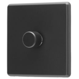 Arlec  1-Gang 2-Way LED Dimmer Switch  Matt Black