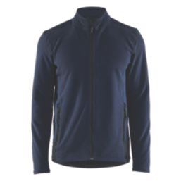 Blaklader  Microfleece Jacket Navy/Black Small 36" Chest