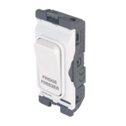 Hager Sollysta WMGSDP2/FF 20A Grid 2-Pole Fridge Freezer Switch White