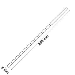 Erbauer  Straight Shank Multi-Material Drill Bit 8mm x 260mm