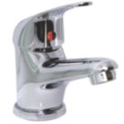 ETAL Loop Chrome 115mm Cloakroom Lever Mono Basin Mixer Tap