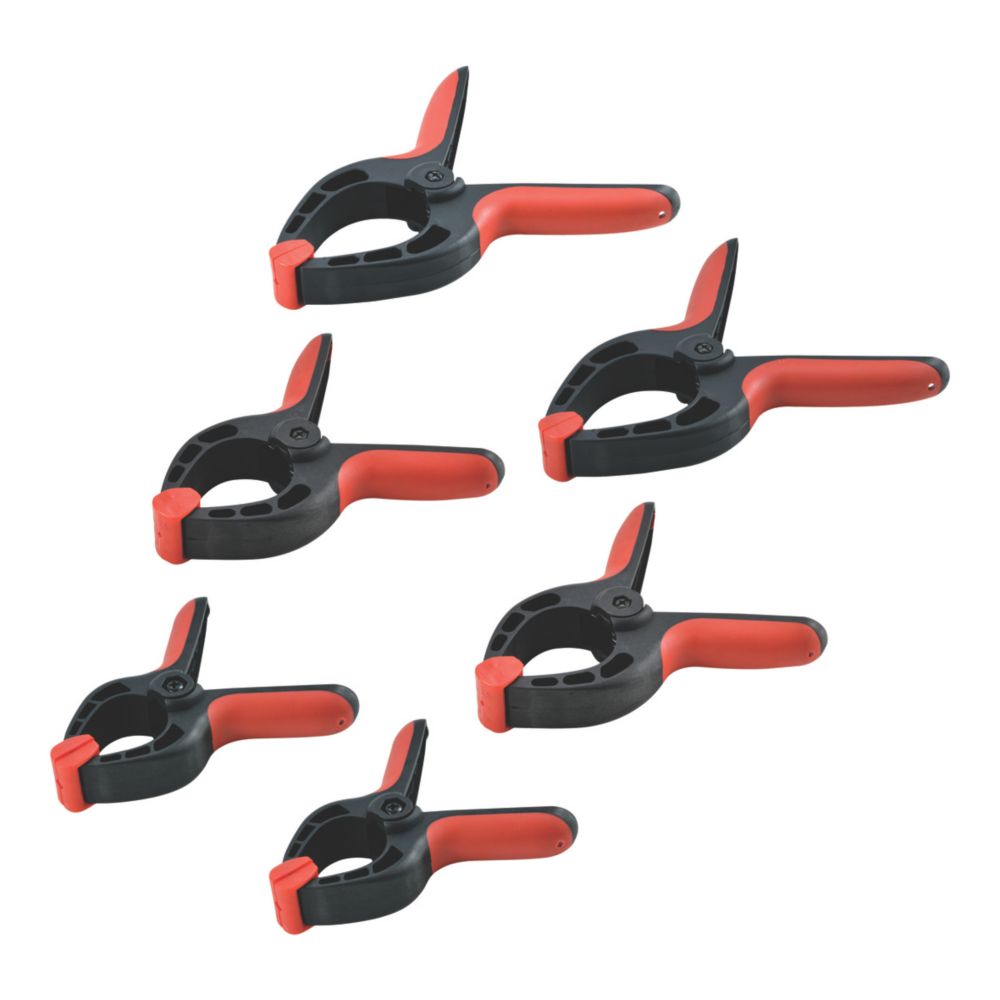 Forge Steel Spring Clamp Set 6 Pieces - Screwfix
