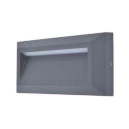 Lutec Helena Outdoor LED Brick Light Wall-Mounted Dark Grey 14W 450lm