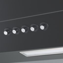 Essentials NNAGHB60UK Angled Glass Hood Black 600mm