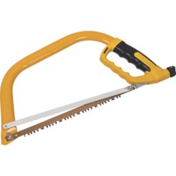 Roughneck  24tpi / 4tpi Wood/Metal/Plastic Bow Hacksaw with Spare Blade 12" (300mm)