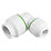 Flomasta Twistloc Plastic Push-Fit Reducing 90° Elbow 22mm x 15mm