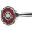 Croydex Round Telescopic Shower Cubicle Rod Aluminium Chrome 1170mm