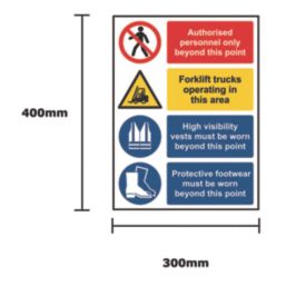 Essentials "Health & Safety At Work Guide" Safety Poster (Including Protective Footwear) 420mm x 594mm