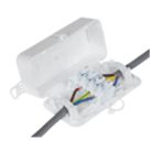 Debox  16A 2SL In-line Junction Box 50 x 29 x 97mm White