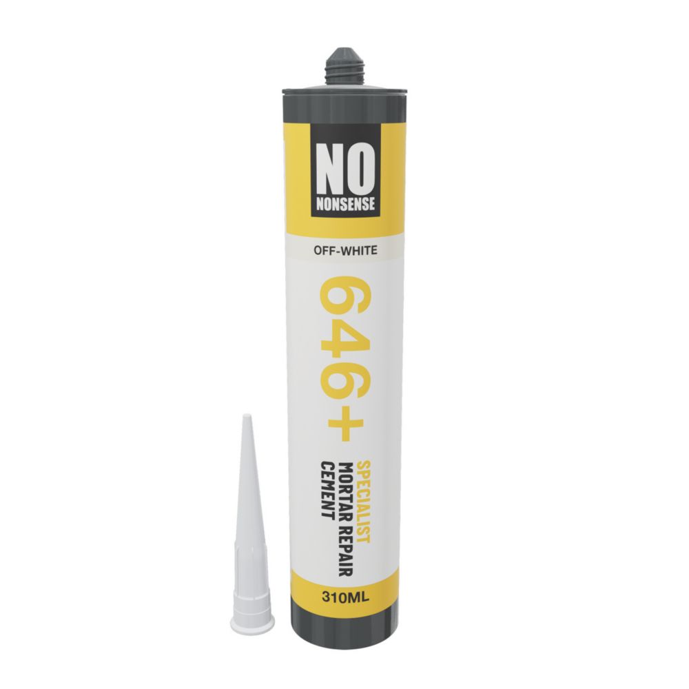 No Nonsense Mortar Repair Off White 310ml Screwfix