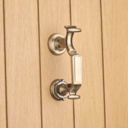 Hardware Solutions Door Knocker Doctor Antique Brass 85mm x 176mm