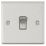 Knightsbridge  20A 1-Gang DP Control Switch Brushed Chrome
