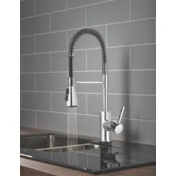 Seville  Pull-Out Spray Mono Mixer Kitchen Tap Chrome