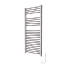 Flomasta 1100mm x 500mm 853BTU Chrome Curved Electric Towel Radiator