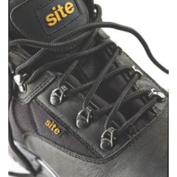 Site Onyx Size 9  Black Waterproof Steel Toe Cap Safety Boots