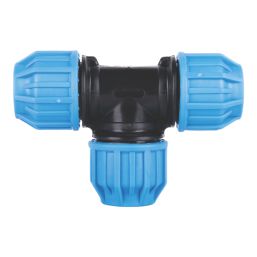 Flomasta  MDPE Compression Equal Tee 25mm