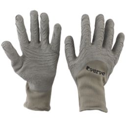 Verve   Polyester Gardening Gloves Khaki Large